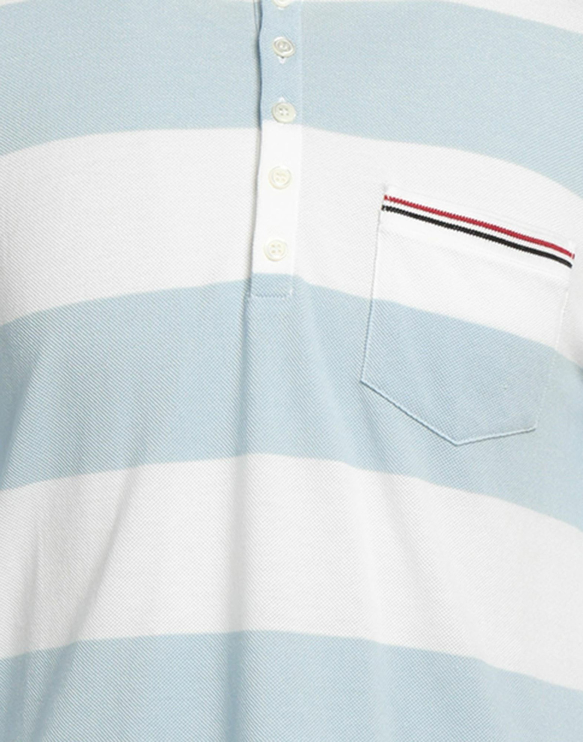 Thom Browne Mens Polo shirt Sky in Blue