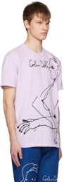 KidSuper Purple CD Signature Portrait T-Shirt