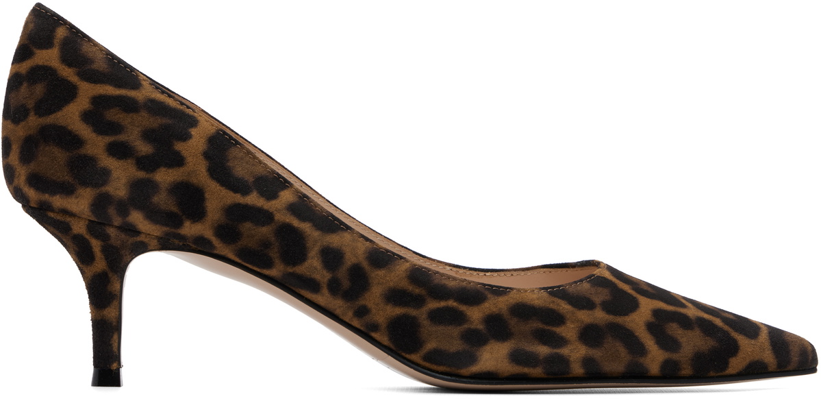 Gianvito Rossi Brown Gianvito 55 Heels