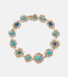 Suzanne Kalan 18kt yellow gold (750/1000) bracelet with gemstones