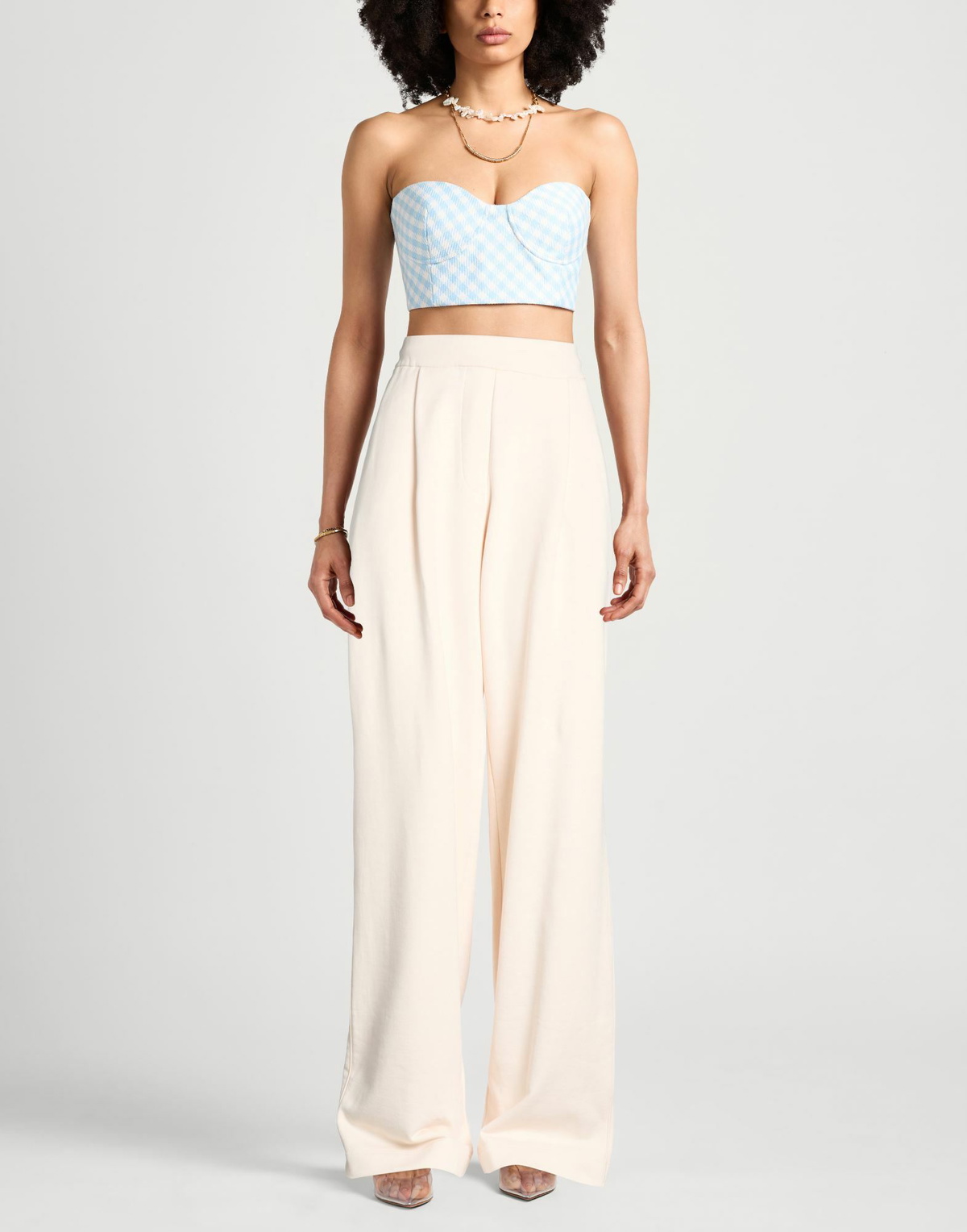 Dries Van Noten Womens Pants in Ivory