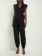 ALEXANDRE VAUTHIER - Couture Twill Fitted Vest