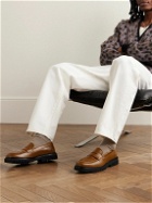 VINNY's - Richee Leather Penny Loafers - Brown