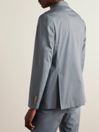Canali - Kei Unstructured Cotton-Blend Suit Jacket - Blue