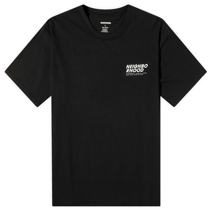 Photo: Neighborhood Men's 20 Printed T-Shirt in Black