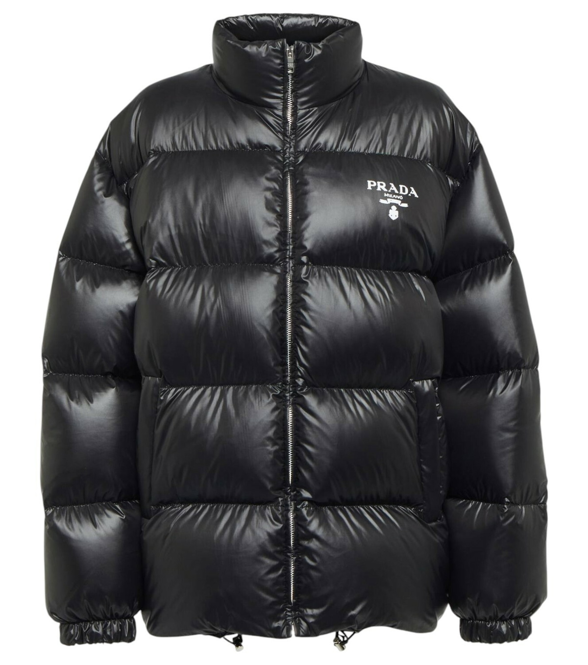 Prada Black Long Buttons Down Jacket Prada Prada Black Long Buttons Down Jacket Prada