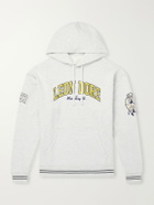 Aimé Leon Dore - Logo-Appliqué Cotton-Jersey Hoodie - Gray