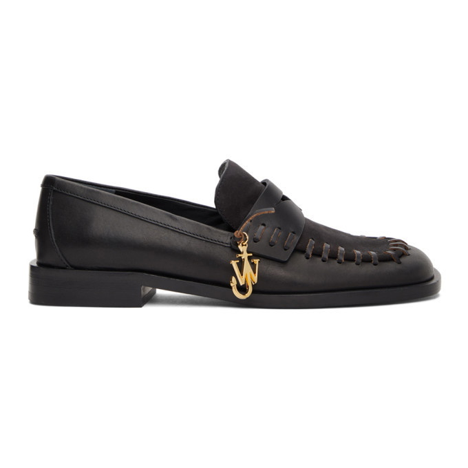 Photo: JW Anderson Black Antick Loafers