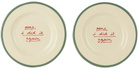 Laetitia Rouget Green 'Oops I Did It Again' Dessert Plate Set