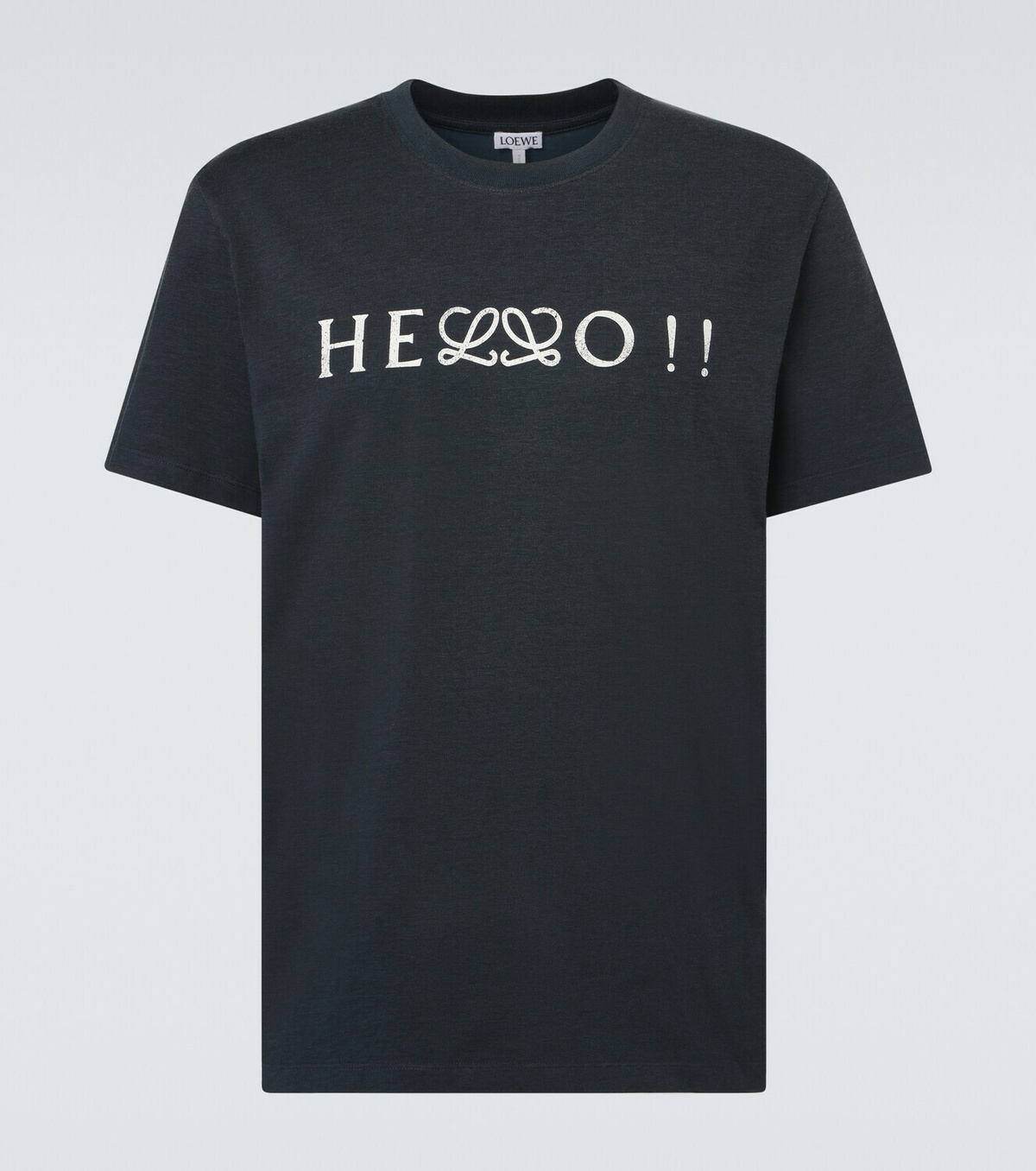 Loewe Printed cotton-blend jersey T-shirt Loewe