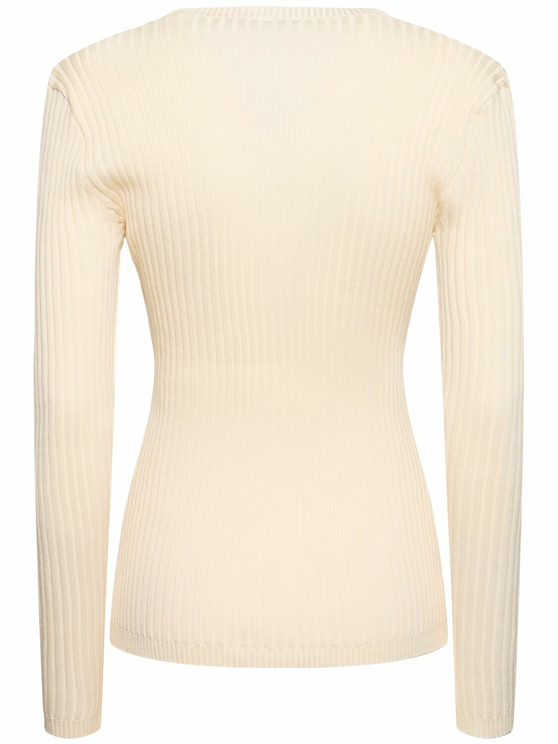 MAGDA BUTRYM Embroidered Cotton Knit Cardigan