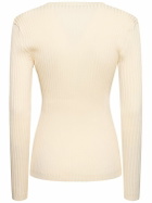 MAGDA BUTRYM Embroidered Cotton Knit Cardigan