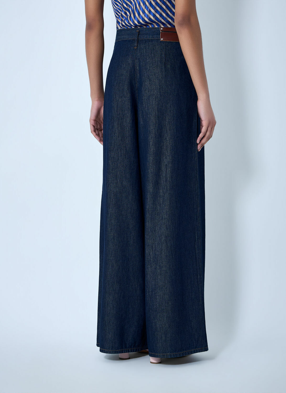 Dries Van Noten Wide-Leg Denim Trousers