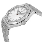 Audemars Piguet Royal Oak Diamond Silver Dial Stainless Steel Ladies Watch 67651ST.ZZ.1261ST.01