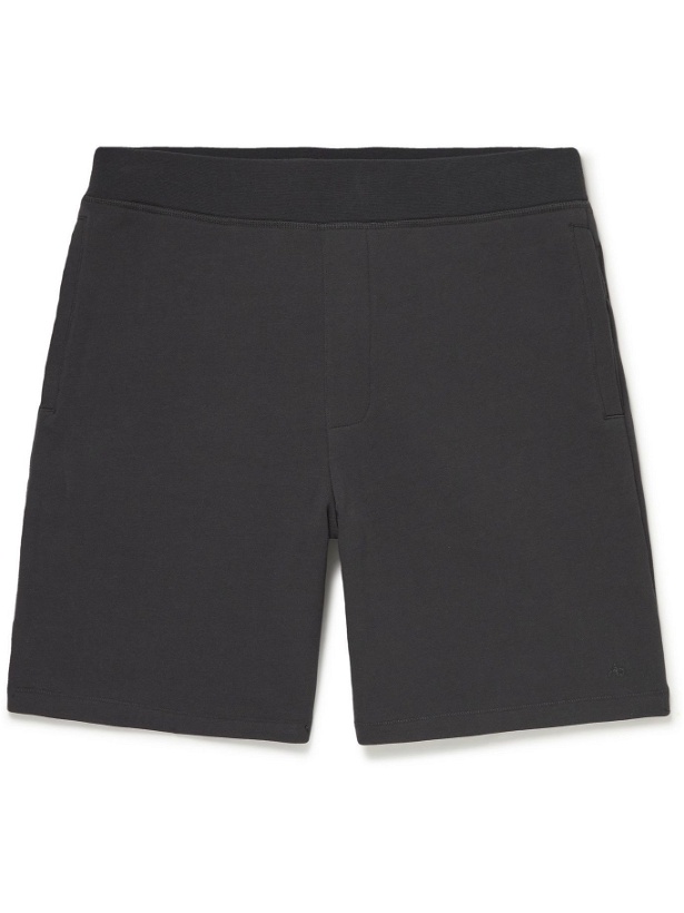 Photo: RAG & BONE - Driscoll Loopback Organic Cotton-Jersey Shorts - Gray