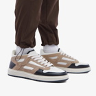 Represent Men's Reptor Leather Sneakers in Hazel White Black