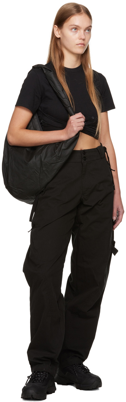 Hyein Seo Black Vented Trousers Hyein Seo