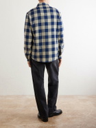 Barena - Checked Cotton-Twill Shirt - Blue