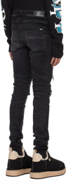 AMIRI Black Bandana Thrasher Jeans