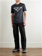 Black Crows - Logo-Print Wool-Blend Jersey T-Shirt - Black