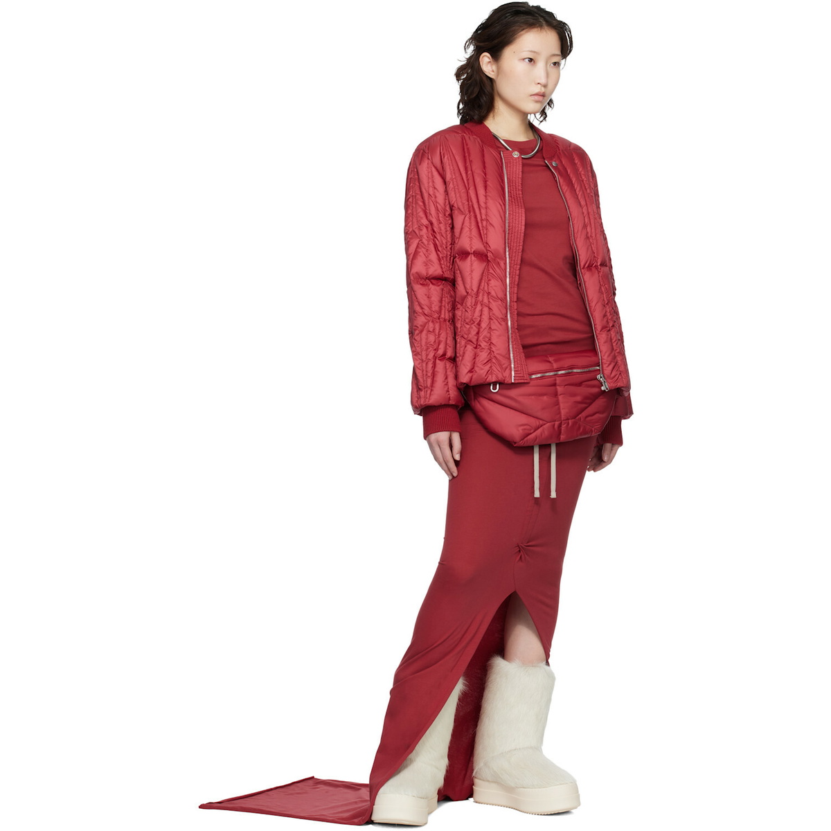 Rick Owens Moncler + Rick Owens Red Bumbag