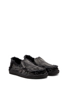 Diesel Espadrille loafers in distressed denim - Lace Ups and Mocassins Mens in Black