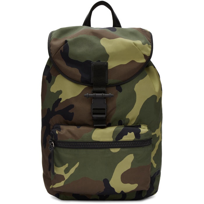 Photo: Givenchy Green Camo Obsedia Light Backpack