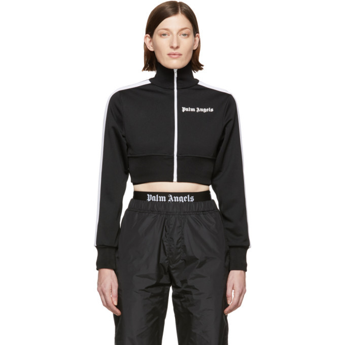 Photo: Palm Angels Black Cropped Track Jacket