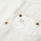 RRL Men's Slim Fit Jean in Whitestone Wash