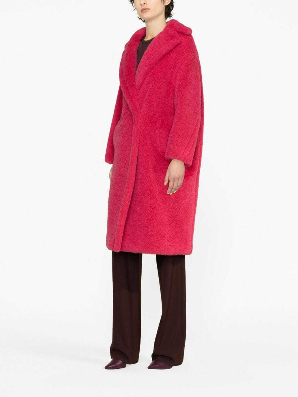 Max Mara Faust Double-Breasted Teddy Coat