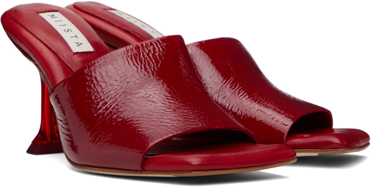 Miista Red Miri Mules