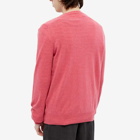 Comme des Garçons Play Men's Overlapping Heart V-Neck Jumper in Pink