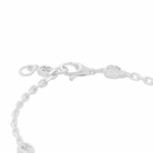 Gucci Women's Jewellery Heart Enamel Bracelet in Silver