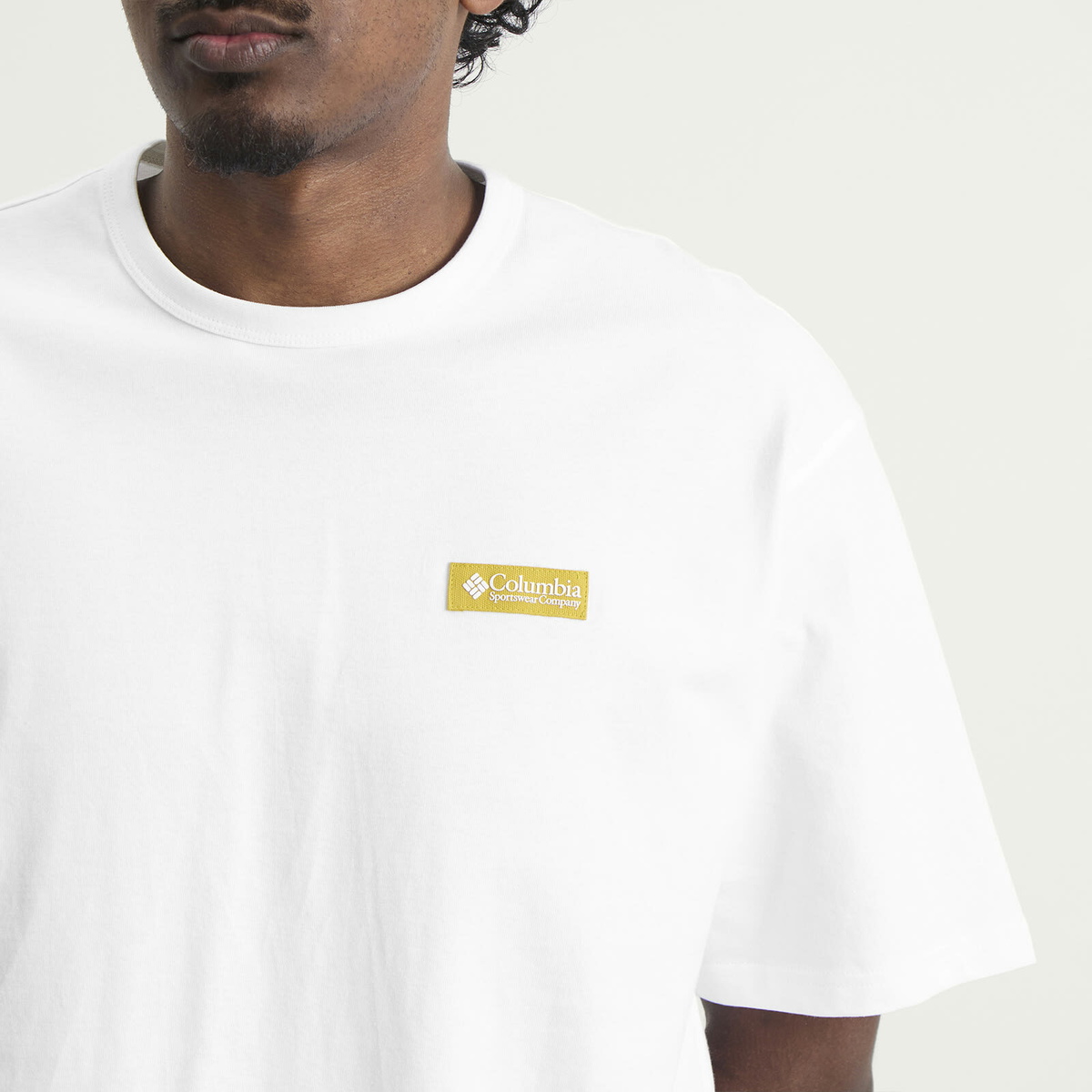Columbia Men's CSC™ Heavyweight Iconic T-Shirt in White Repeated Peaks