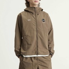 F.C. Real Bristol Men's Nylon Hooded Jacket in Mocha