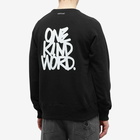 Sacai x Eric Haze One Kind Word Crew Sweat in Black