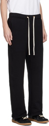Les Tien Black Heavyweight Classic Sweatpants