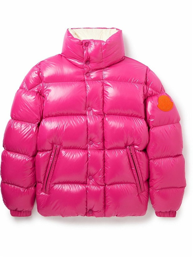 Photo: Moncler - Dervox Logo-Appliquéd Quilted Shell Down Jacket - Pink