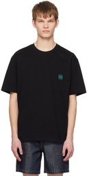 Solid Homme Black Printed T-Shirt