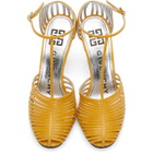 Givenchy Yellow Mignon Cage Sandals
