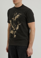Off-white Martyrdom Printed Cotton T-shirt Black