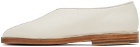 LEMAIRE White Piped Slippers