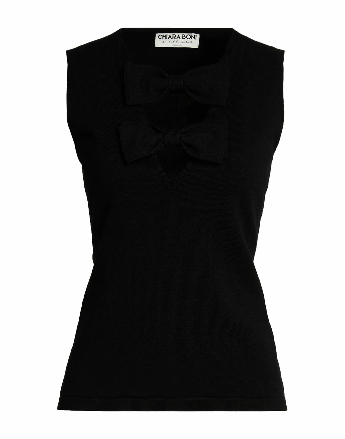 Chiara Boni La Petite Robe Womens Sweater in Black