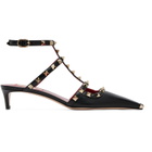 Valentino Garavani Black Rockstud Court Heels