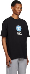 AAPE by A Bathing Ape Black Printed T-Shirt