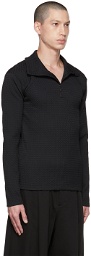 TAAKK Black Textured Sweater