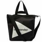 And Wander Men's Large Cordura Logo Tote Bag in Black