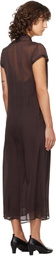 Paloma Wool Brown Sully Maxi Dress