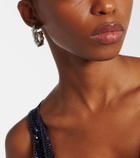 Rabanne Crystal-embellished hoop earrings