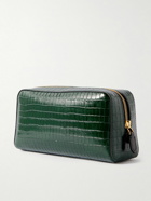 TOM FORD - Croc-Effect Leather Wash Bag